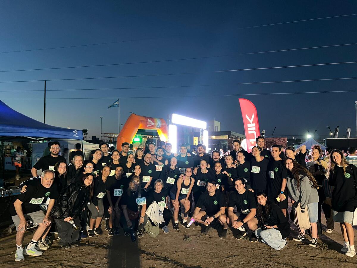 Hallegados de Martín Cáceres en la maratón en Docta por los 7 meses.