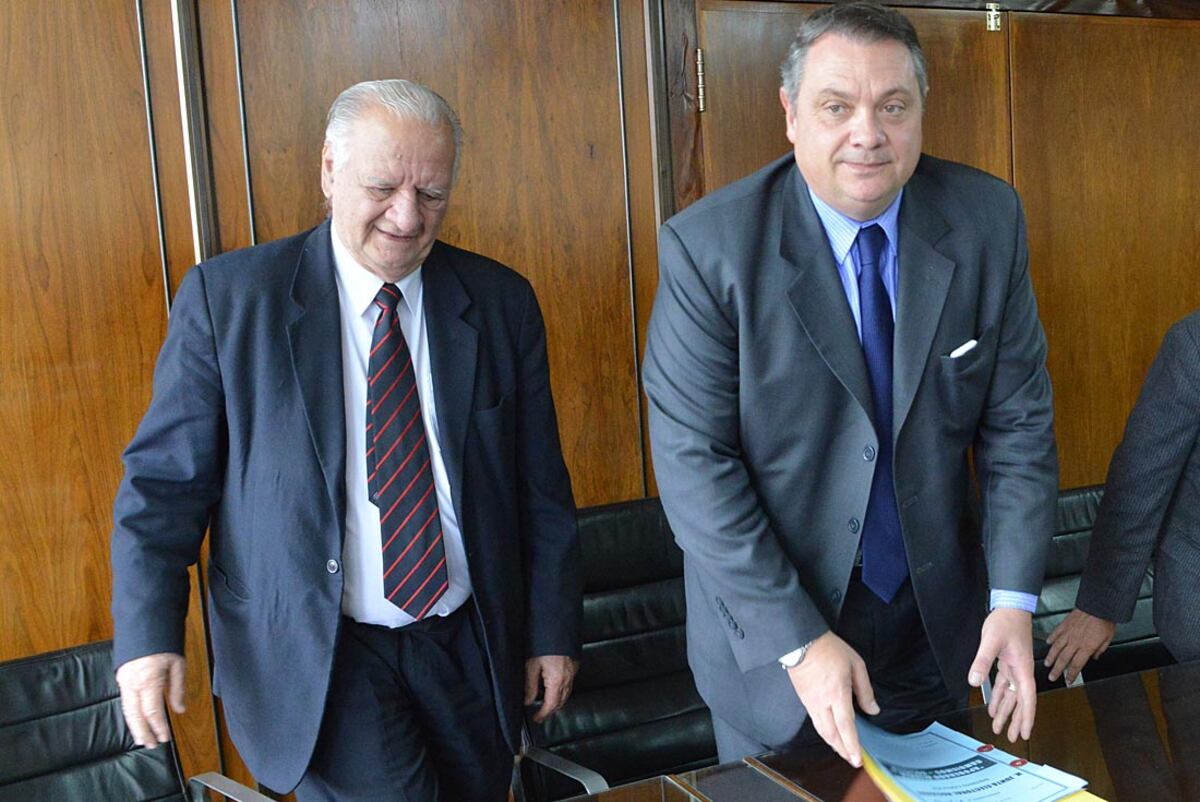 Revocación. Abel Sánchez Freytes, con Liliana Navarro, revocó la cautelar de Bustos Fierro. (Archivo / La Voz)