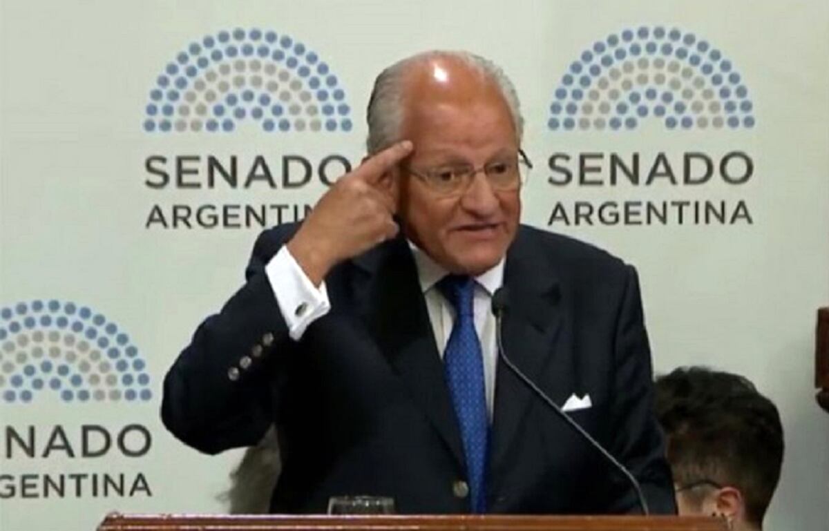 Polémico. En el año 2018, el doctor Abel Albino fue al Senado para disertar cuando se debatía la legalización del aborto. Tuvo algunas definiciones polémicas. (La Voz / Archivo)
