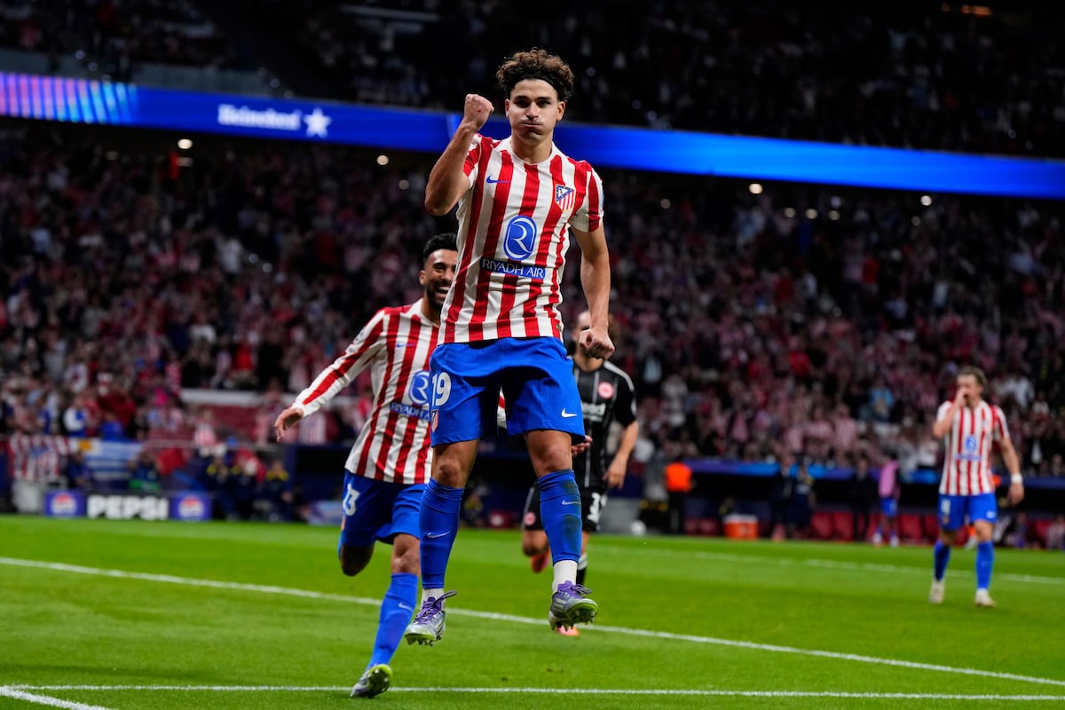 Julián Álvarez y su gran momento en Atlético Madrid. (AP Photo/Manu Fernandez).