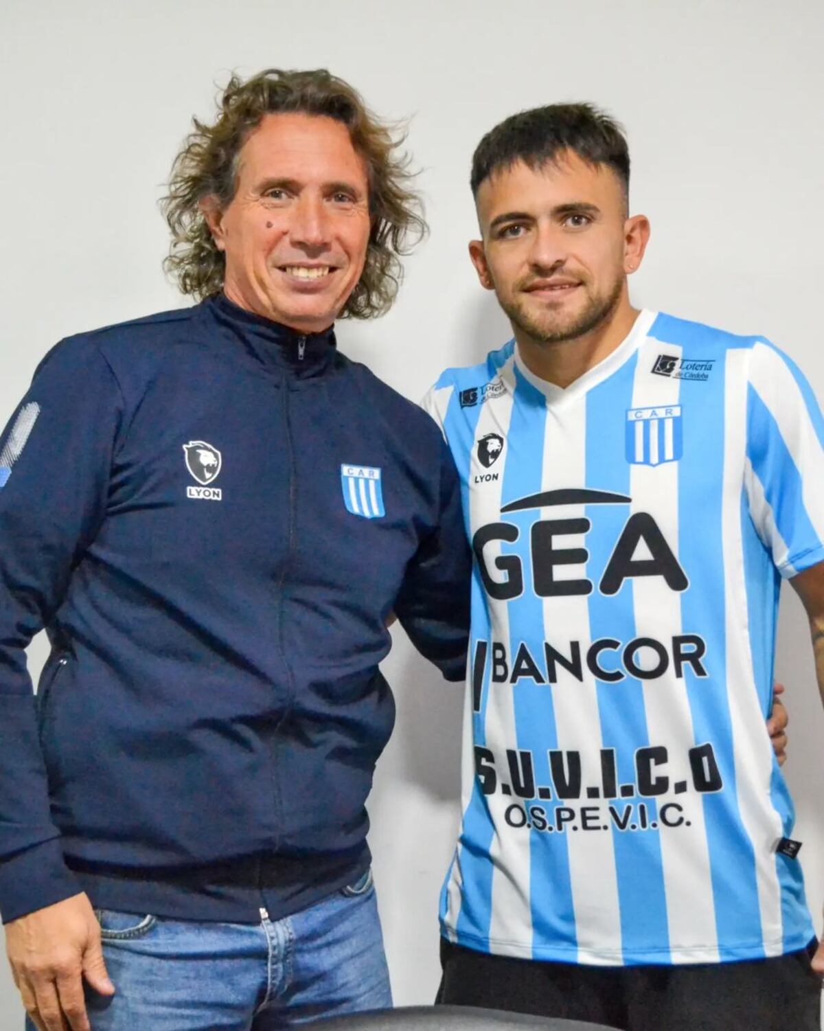 José Méndez fue presentado de manera oficial por Racing. (Prensa Racing).