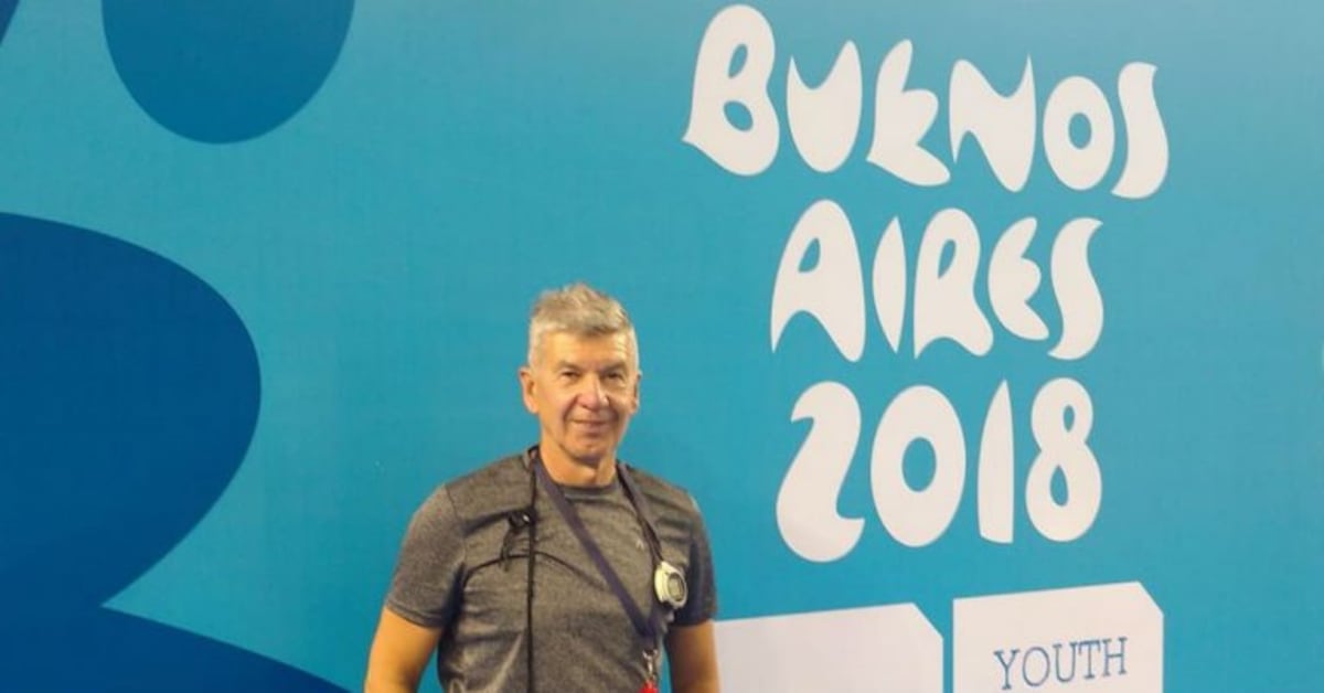 Héctor "Bochi" Sosa, entrenador de natación.