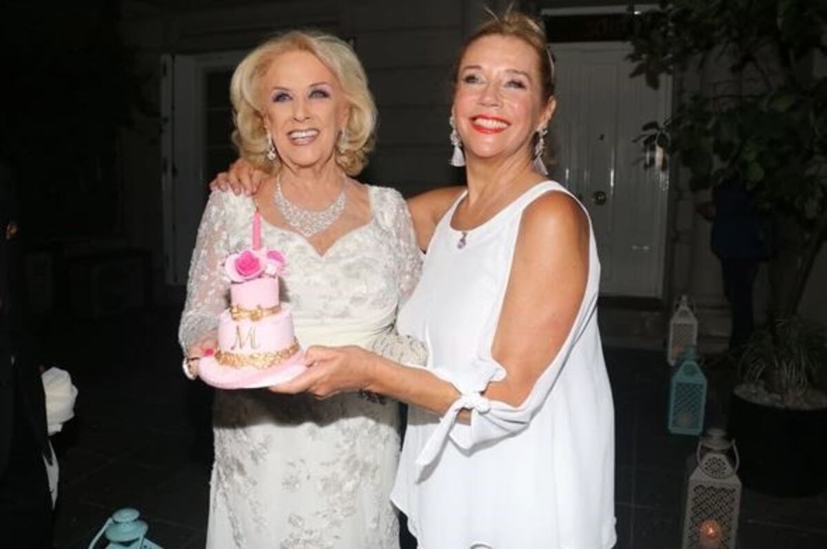 El cumpleaños de Mirtha Legrand de 2020.