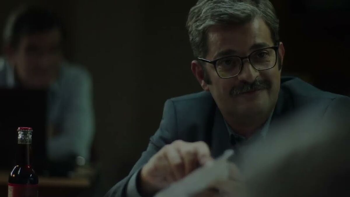 Pablo Rago como Saavedra, en La extorsión.