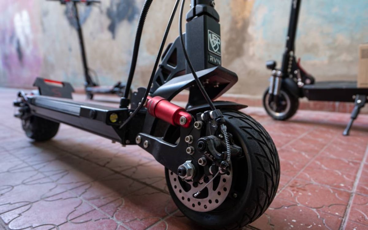 Algunos de los modelos que vende RVN Real Mobility (Foto: Juan Cruz de Rossi)