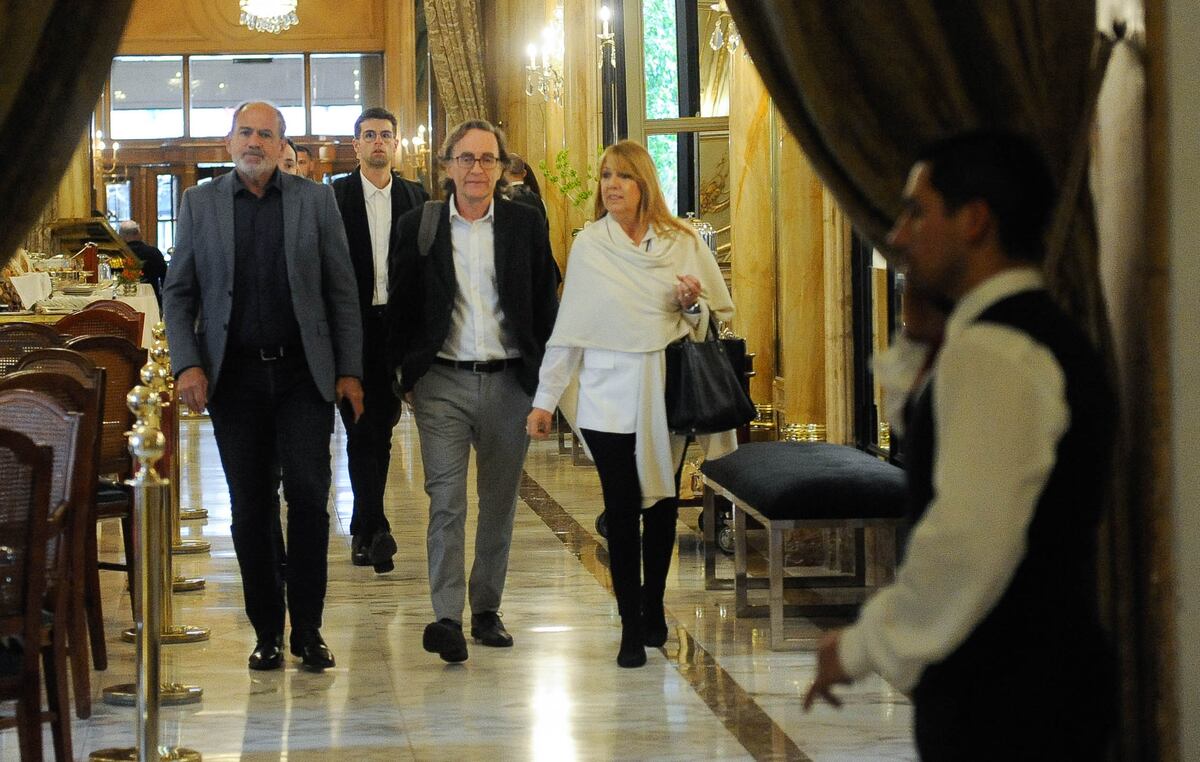 Osvaldo Giordano, titular de la Anses con Milei, y su pareja, lejandra Torres, diputada nacional de Llaryora. (Federico Lopez Claro)