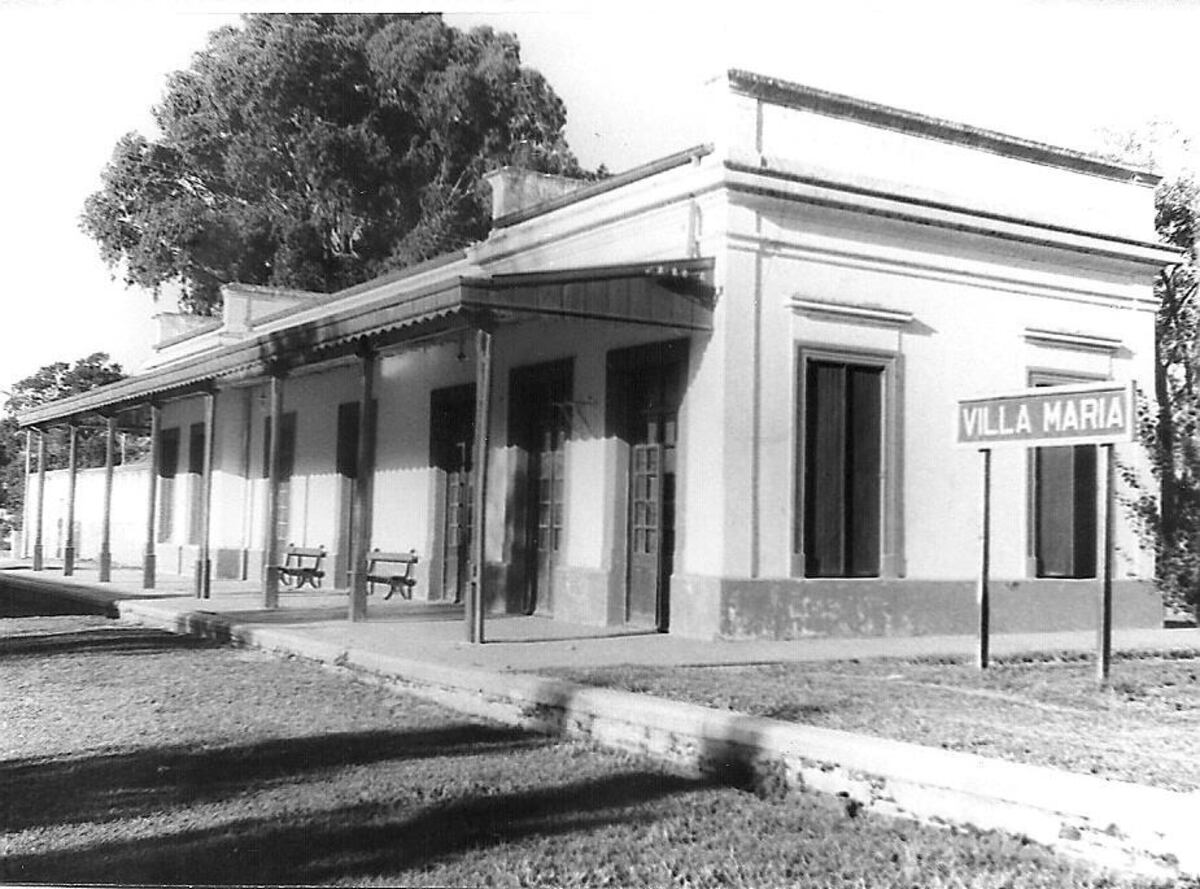 La vieja estación de trenes de Villa María.