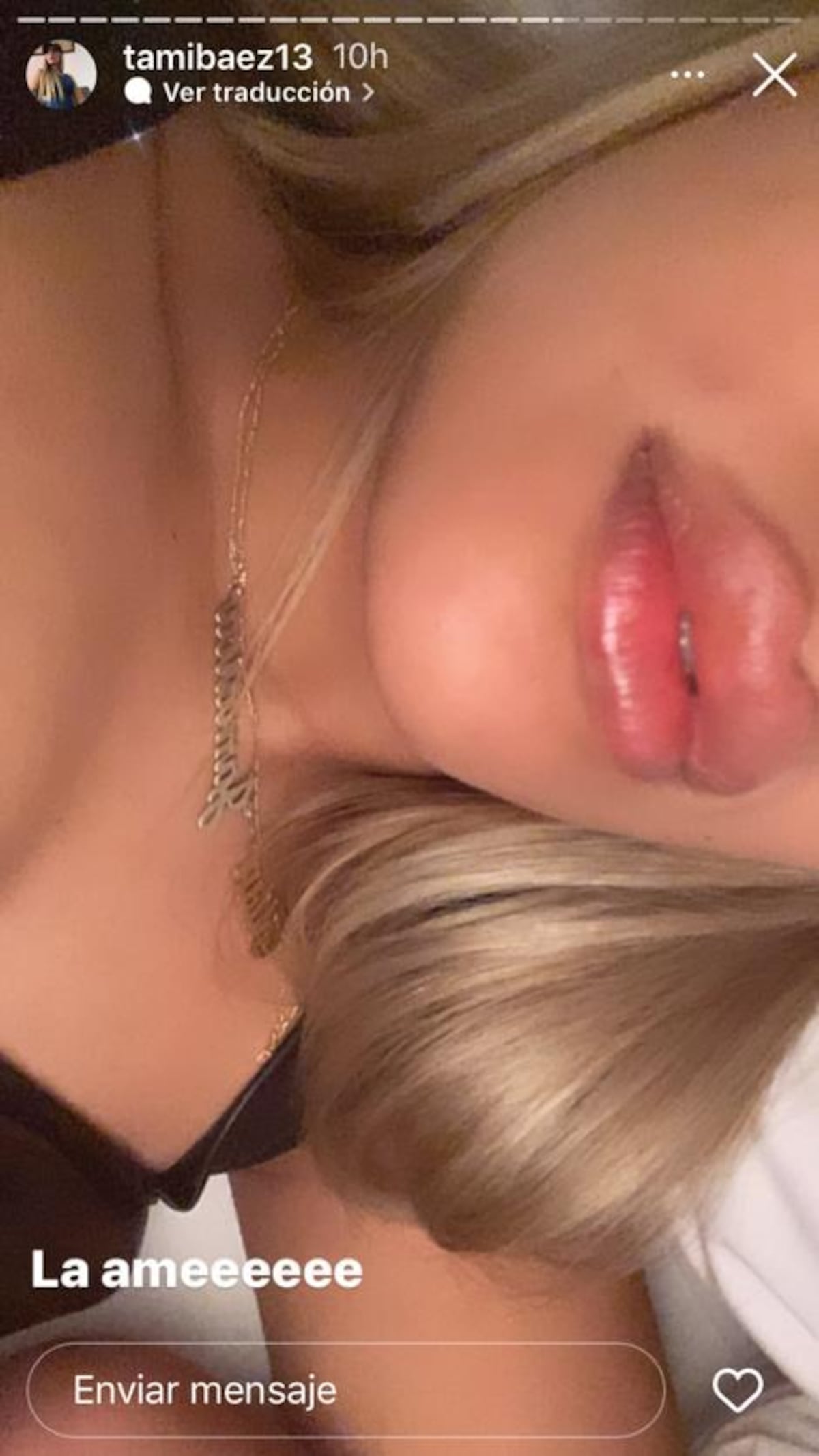 Tamara Báez, la novia de L-Gante.
