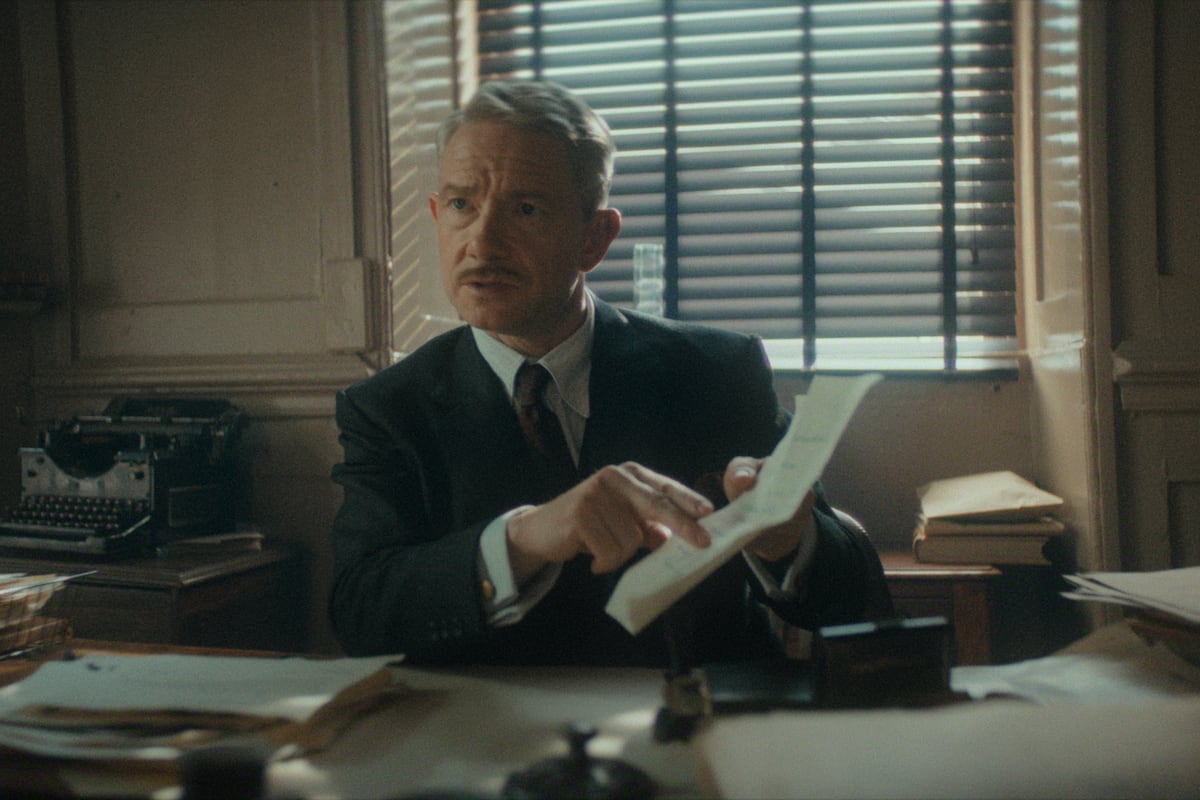 Agatha Christie: Las Siete Esferas. Crédito de fotos: Netflix / Simon Ridgeway