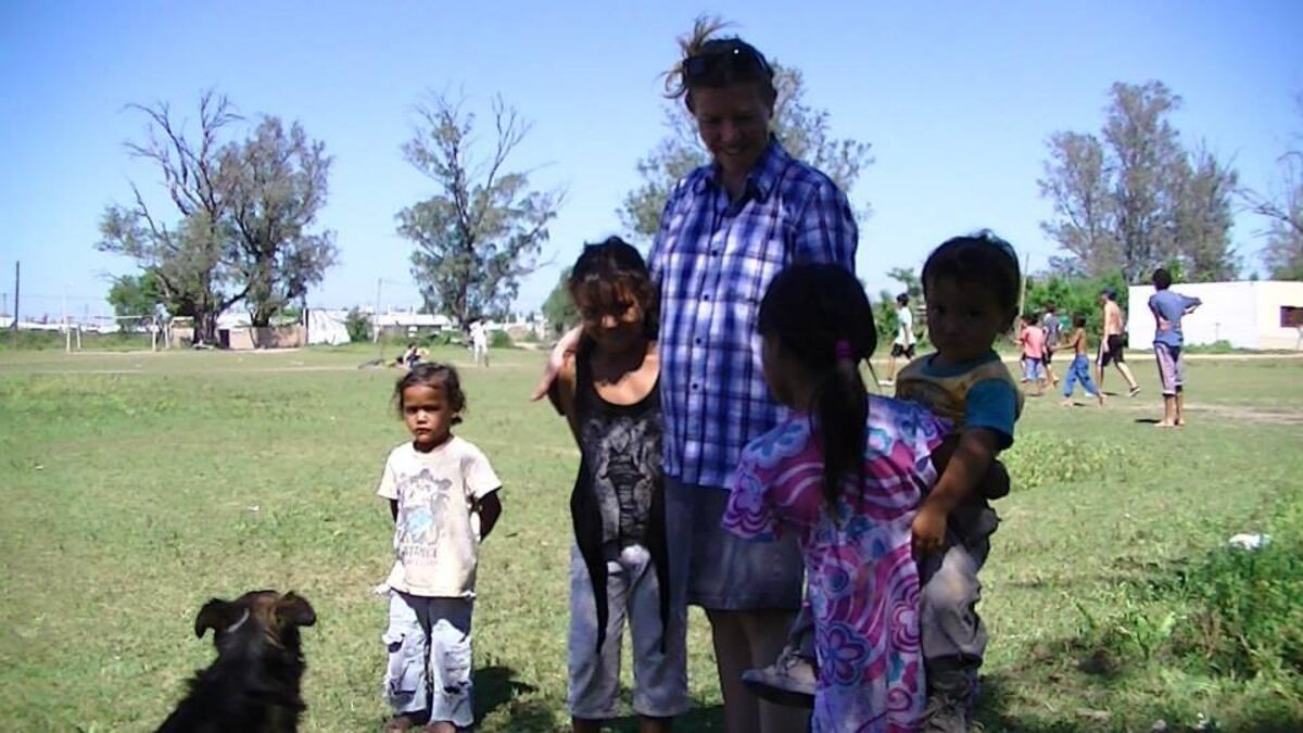 En el Chaco, con el equipo misionero de Manos Abiertas.