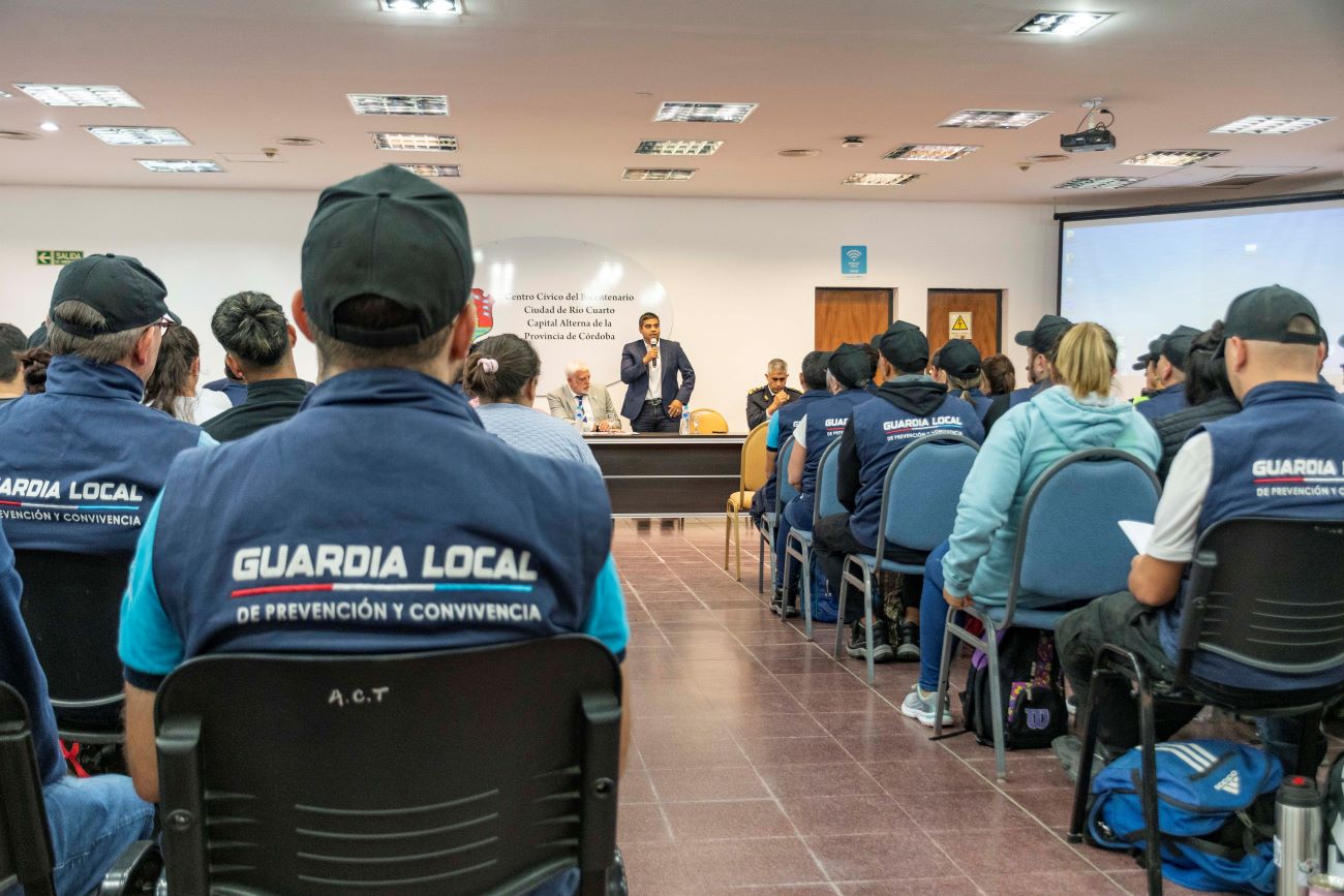 La Guardia Local de Prevención de Río Cuarto. (Municipalidad de Río Cuarto)