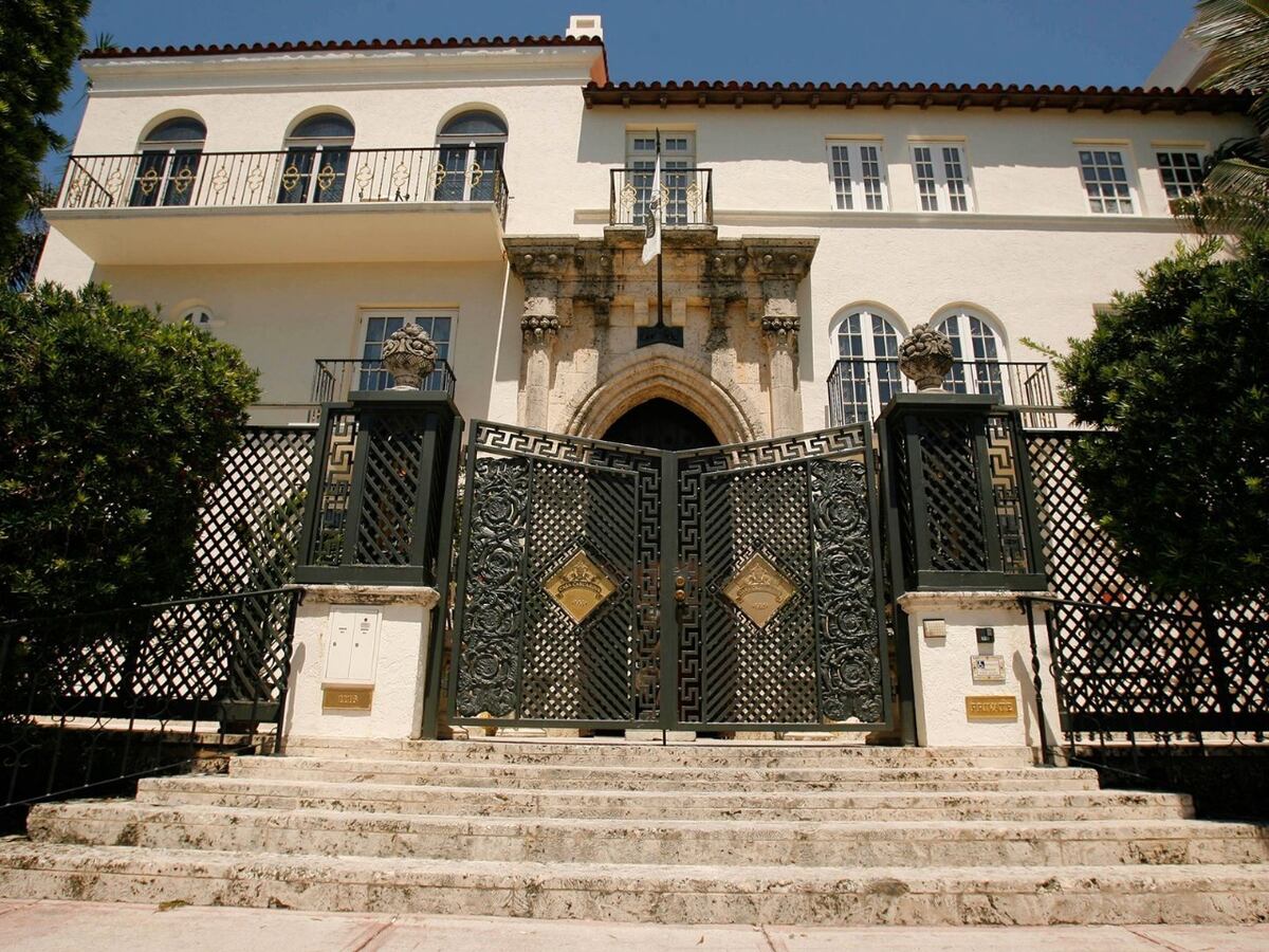 La fachada de la casa de Gianni Versace