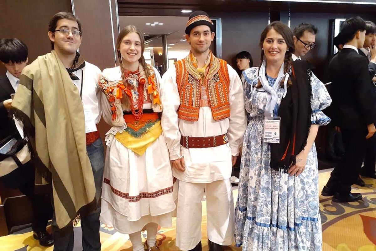 Gisselle Gastin, cordobesa en el mundial de Go. . Gentileza