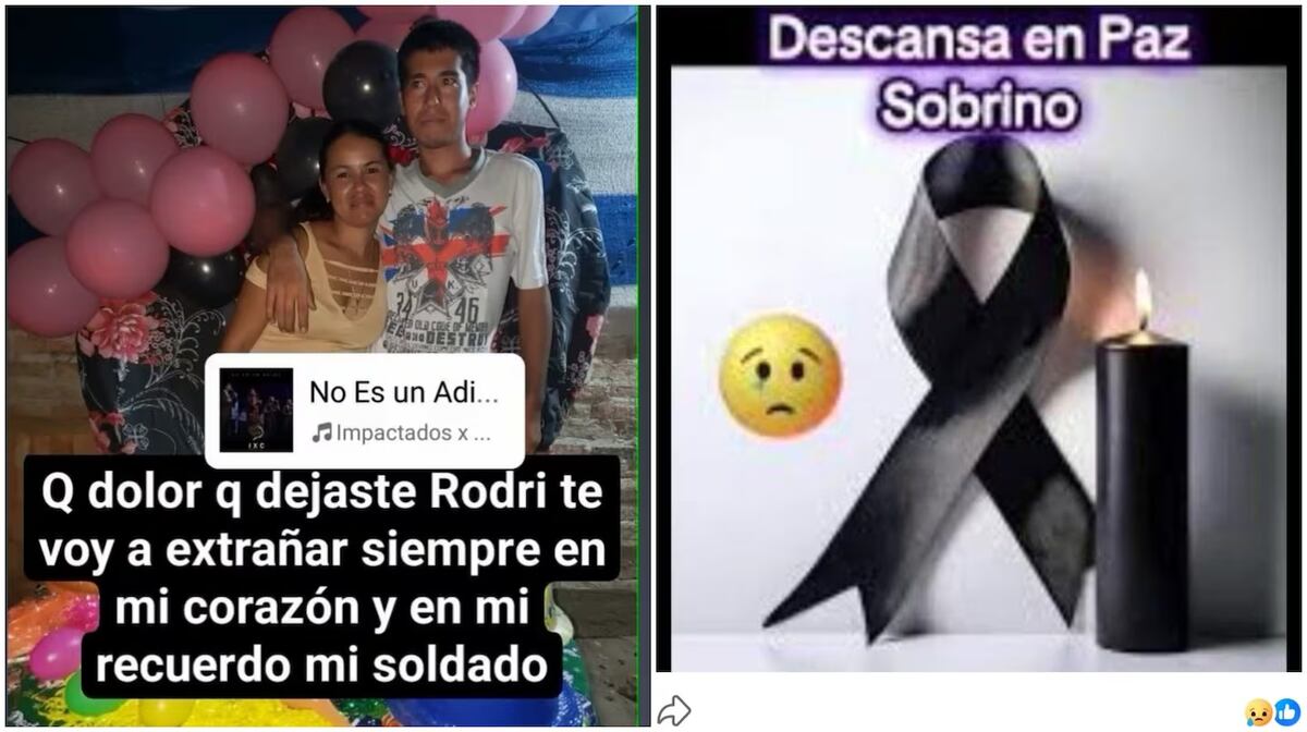 Publicación de una tía de Rodrigo Gómez en Facebook (Captura)