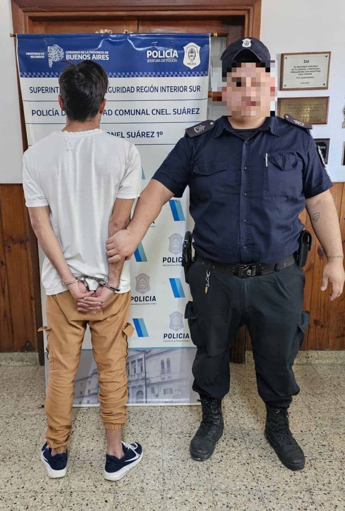 La detención de Maximiliano Roth en Coronel Suárez por la Policía local