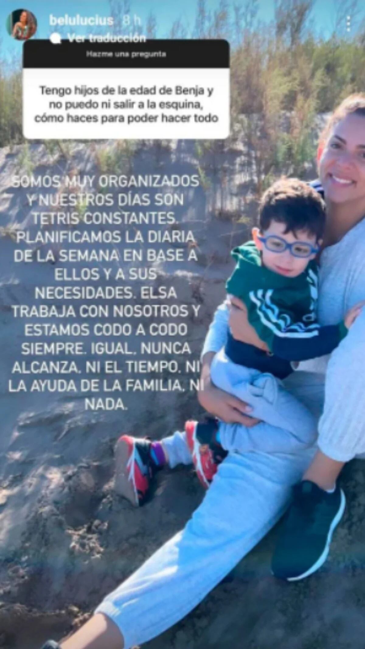 Las historias de Belu Lucius en Instagram