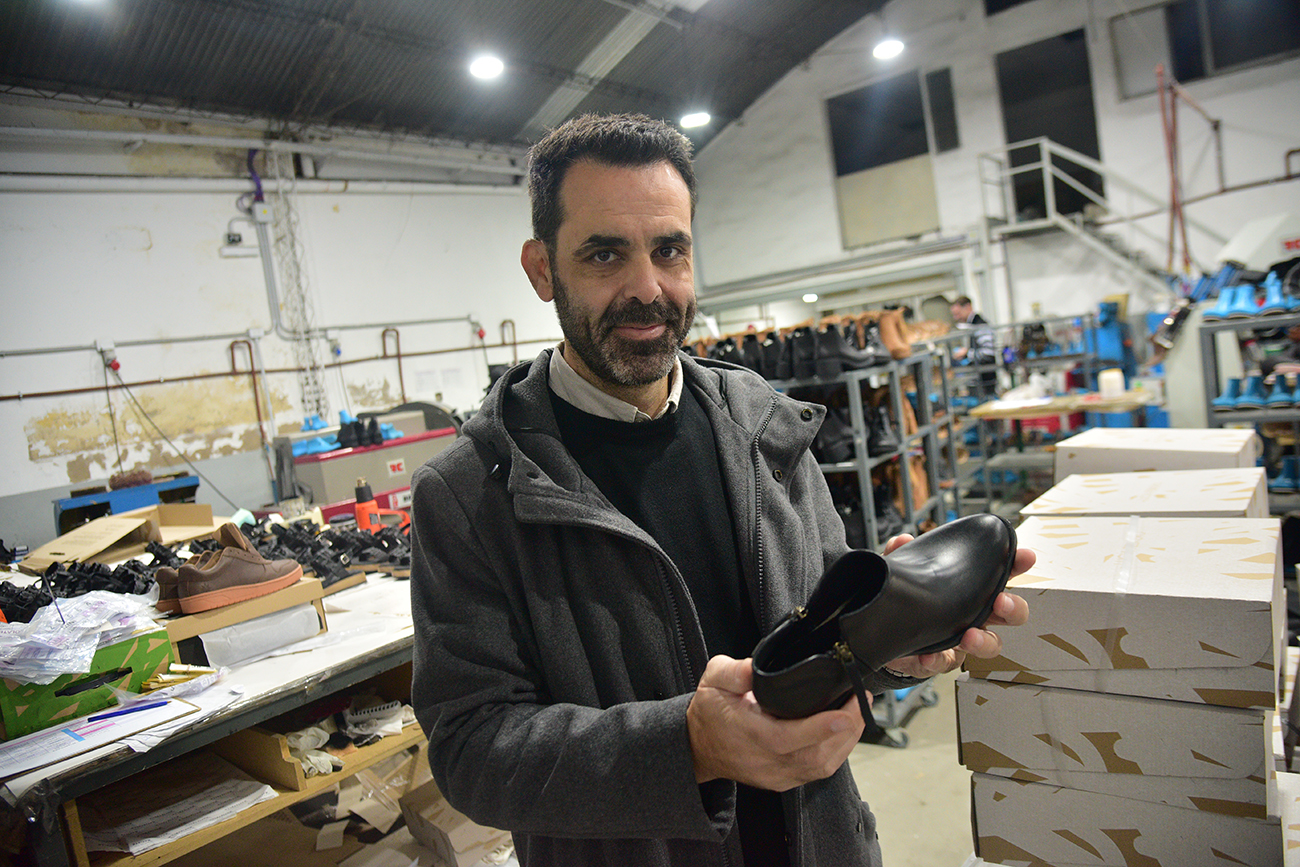 Jorge Chali, presidente de la Cámara del Calzado de Córdoba. (Pedro Castillo / La Voz)