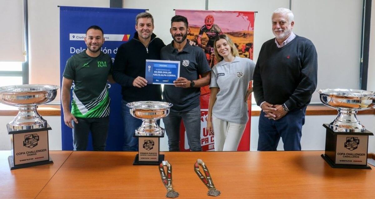 Se presentó este jueves en Río Cuarto la 14ª edición de la Vuelta a Alpa Corral. (Prensa Agencia Córdoba Deportes)