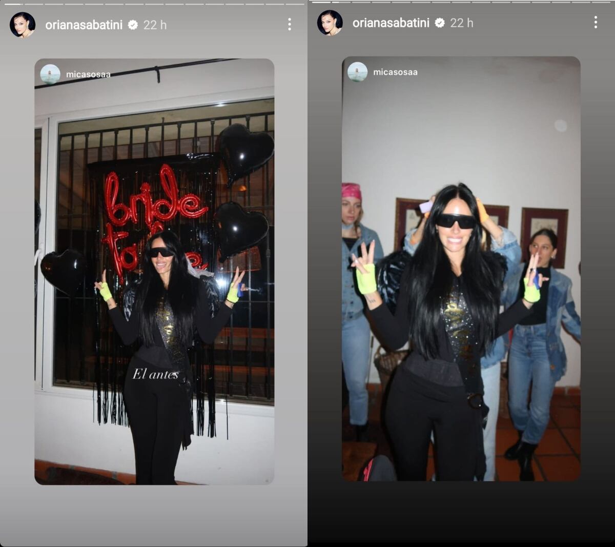 La despedida de soltera de Oriana Sabatini (Capturas de pantalla)