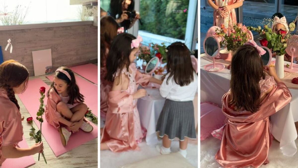 Eva disfrutó de un especial cumpleaños junto a su familia y amiguitas, en su casa.