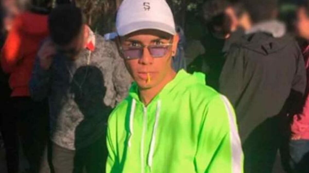 Víctima fatal. Samir Andrés Velázquez tenía 20 años. (Facebook)