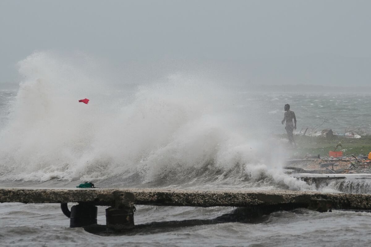 Melissa ya tocó tierra en Jamaica como huracán de categoría 5. (AP)