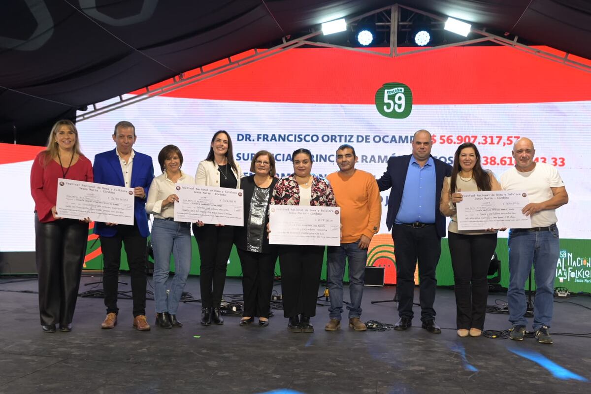 El festival de Jesús María repartió utilidades entre las escuelas de la zona.