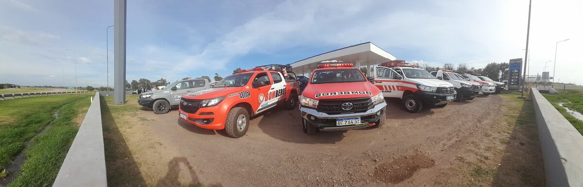 Córdoba. Bomberos de la provincia partieron a Chubut. (Provincia de Córdoba)