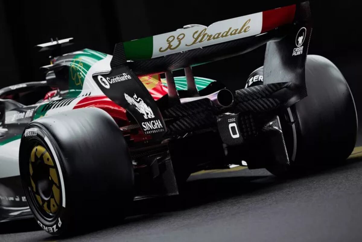 Alfa Romeo y su decorado especial para el Gran Premio de Monza. (Prensa Alfa Romeo)