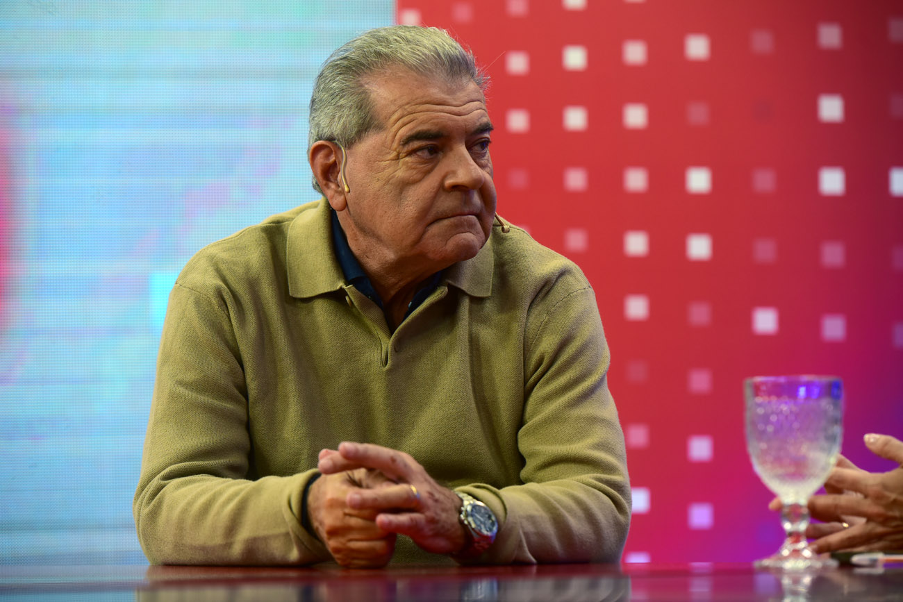 Sergio Busso, Ministro de Bioagroindustria de Córdoba, en el programa Voz y Voto. (Nicolás Bravo / La Voz)