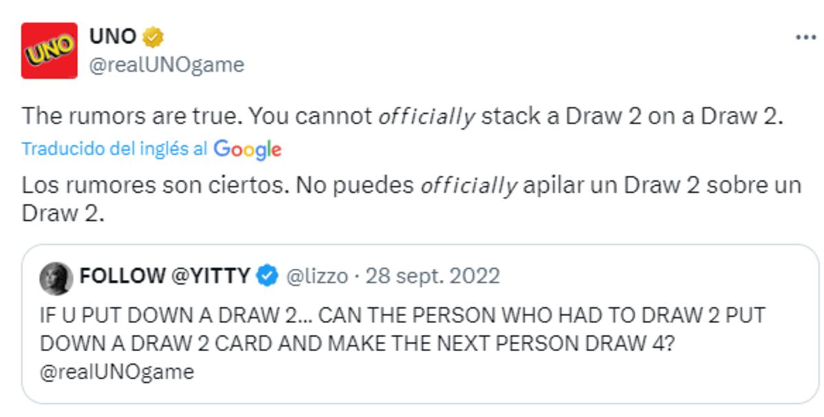 Reglas del Uno.