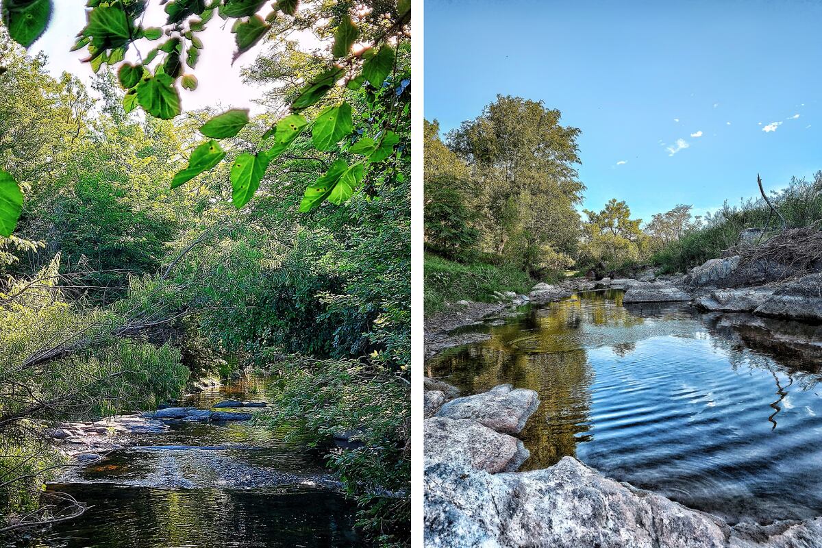 El Arroyo Tocome atraviesa Las Bajadas. (Foto: gentileza Verónica Bazzo).