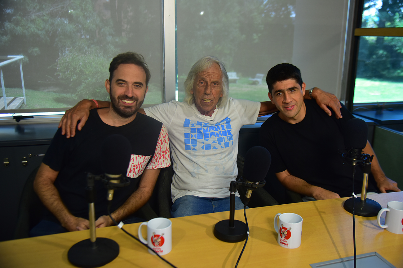 Daniel Ferrer, periodista deportivo, en el pódcast de Instituto. (Pedro Castillo / La Voz)
