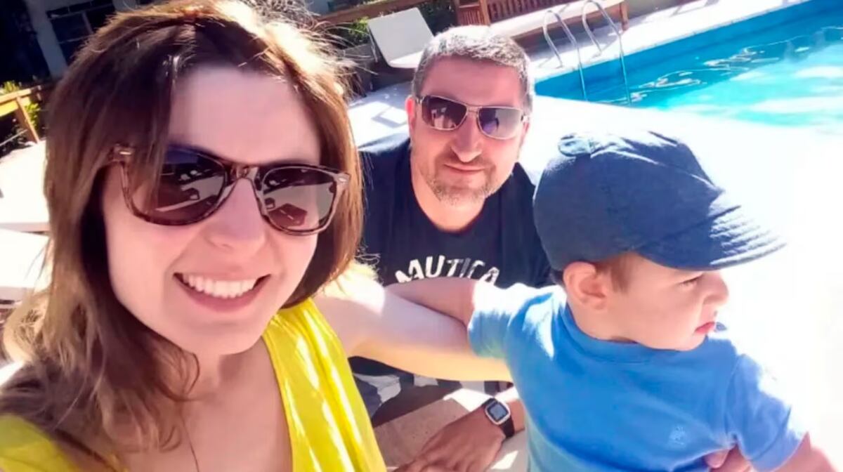 El padre, la madre y el nene.