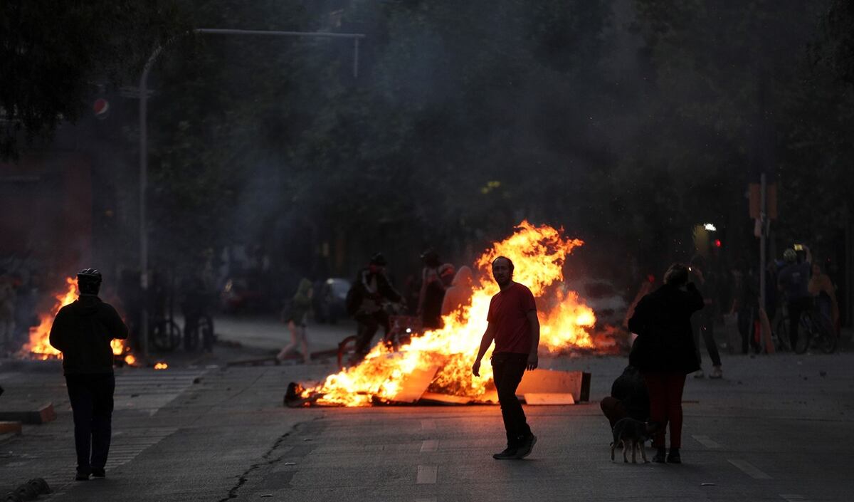 2019. Cuando estalló la crisis en Chile (AP/Archivo).