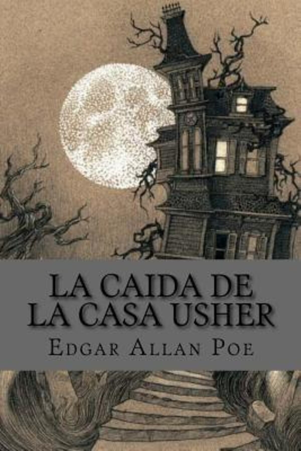 Tapa del libro de Edgar Allan Poe "La caída de la Casa Usher". (Captura)