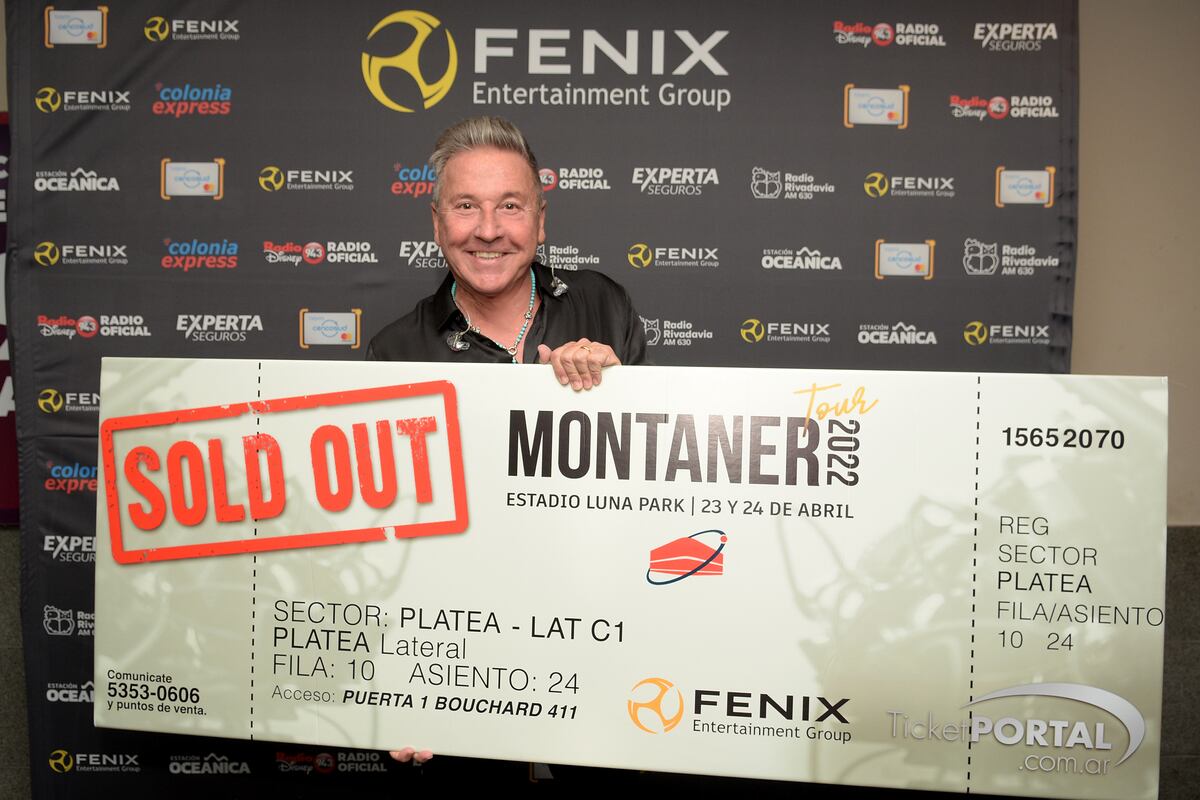 Ricardo Montaner agota entradas. Pero sólo lo hace en Buenos Aires, ya que por el momento no tiene prevista una gira por el interior. (Gentileza Nacho Gatto)