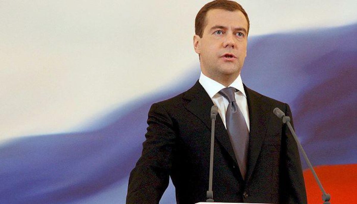 El vicepresidente ruso Dimitri Medvedev.