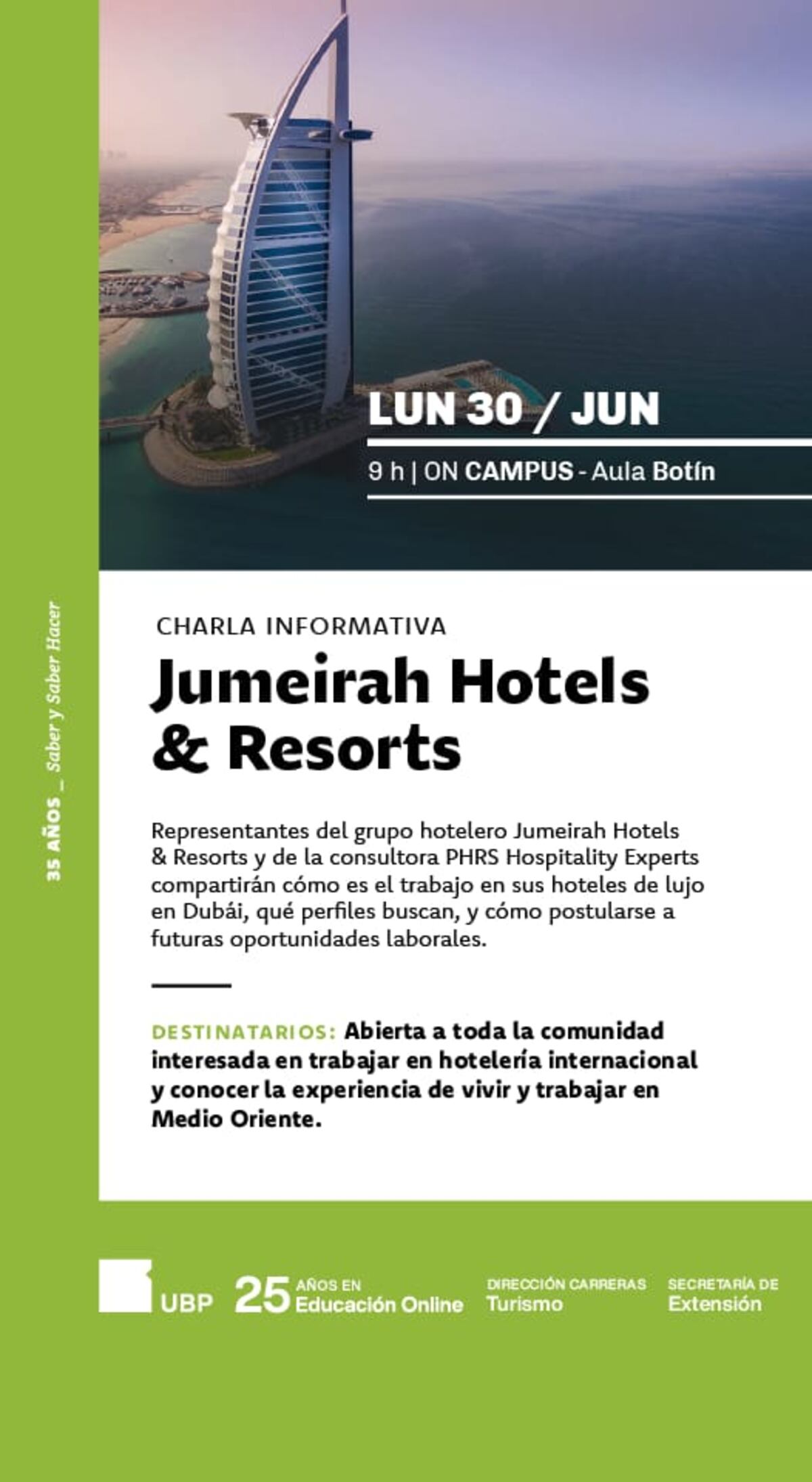 Jumeirah Hotels & Resorts llega a Córdoba para reclutar talento local.
