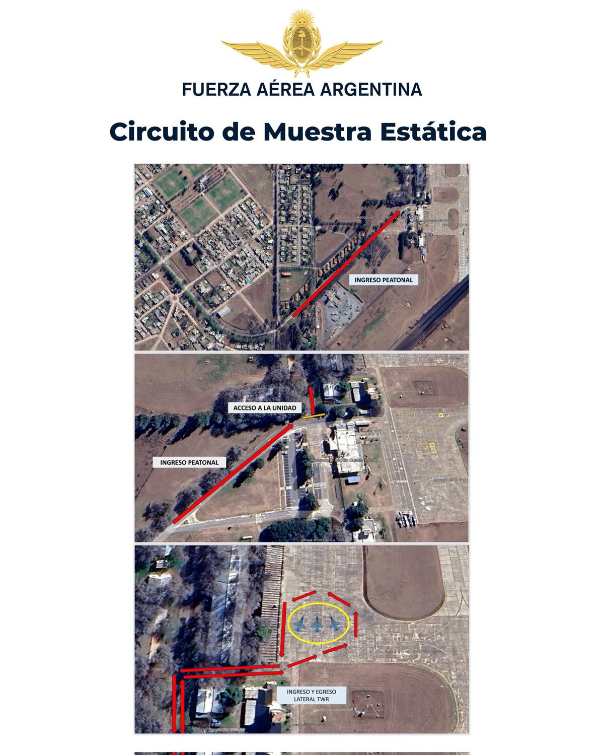 FAA presenta los F-16 al público.