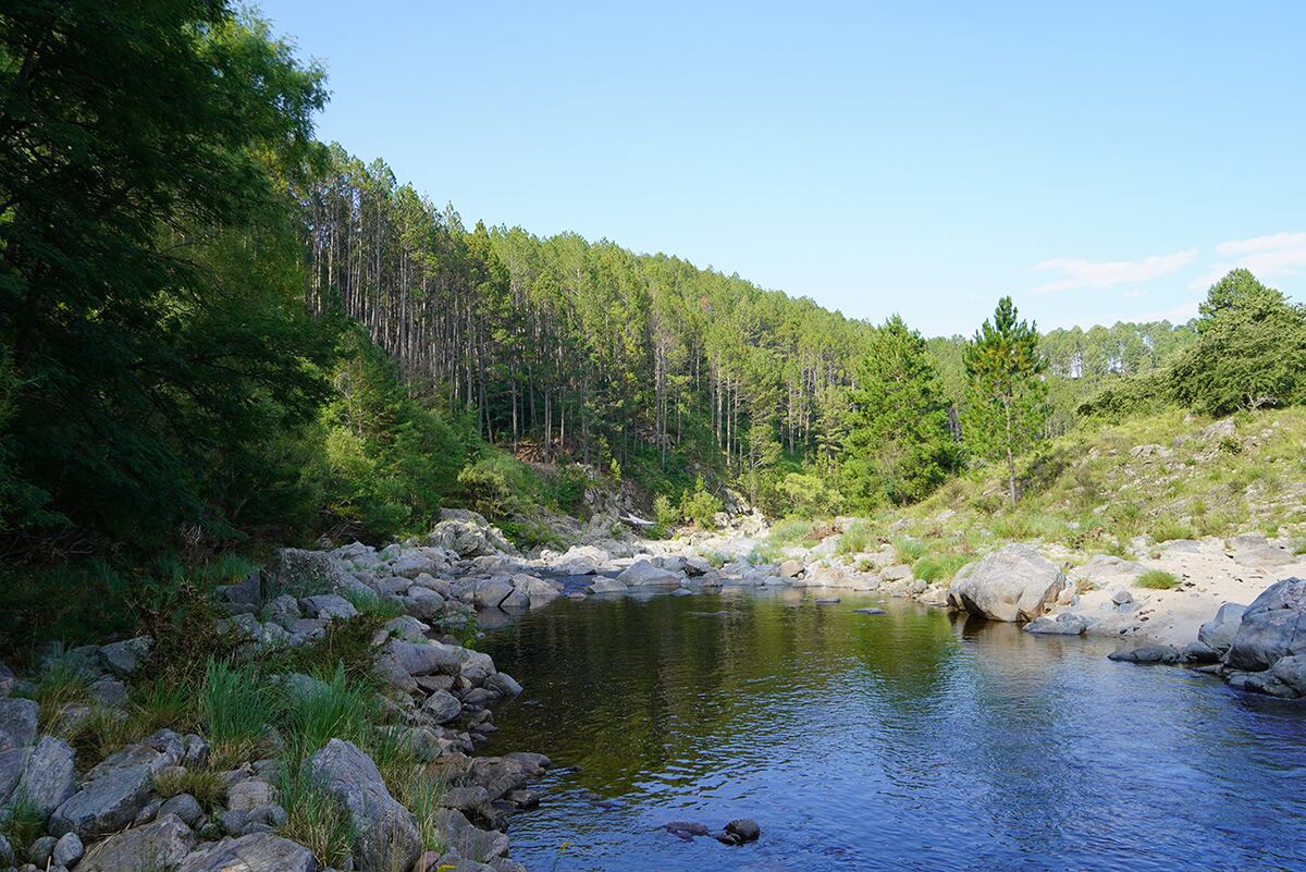 A la vera del río Los Reartes hay numerosos campings. (Foto: Daniel Santos)