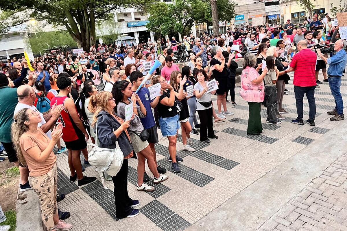 Río Cuarto. Marcha para exigir mayor seguridad (Tomy Fragueiro / La Voz).