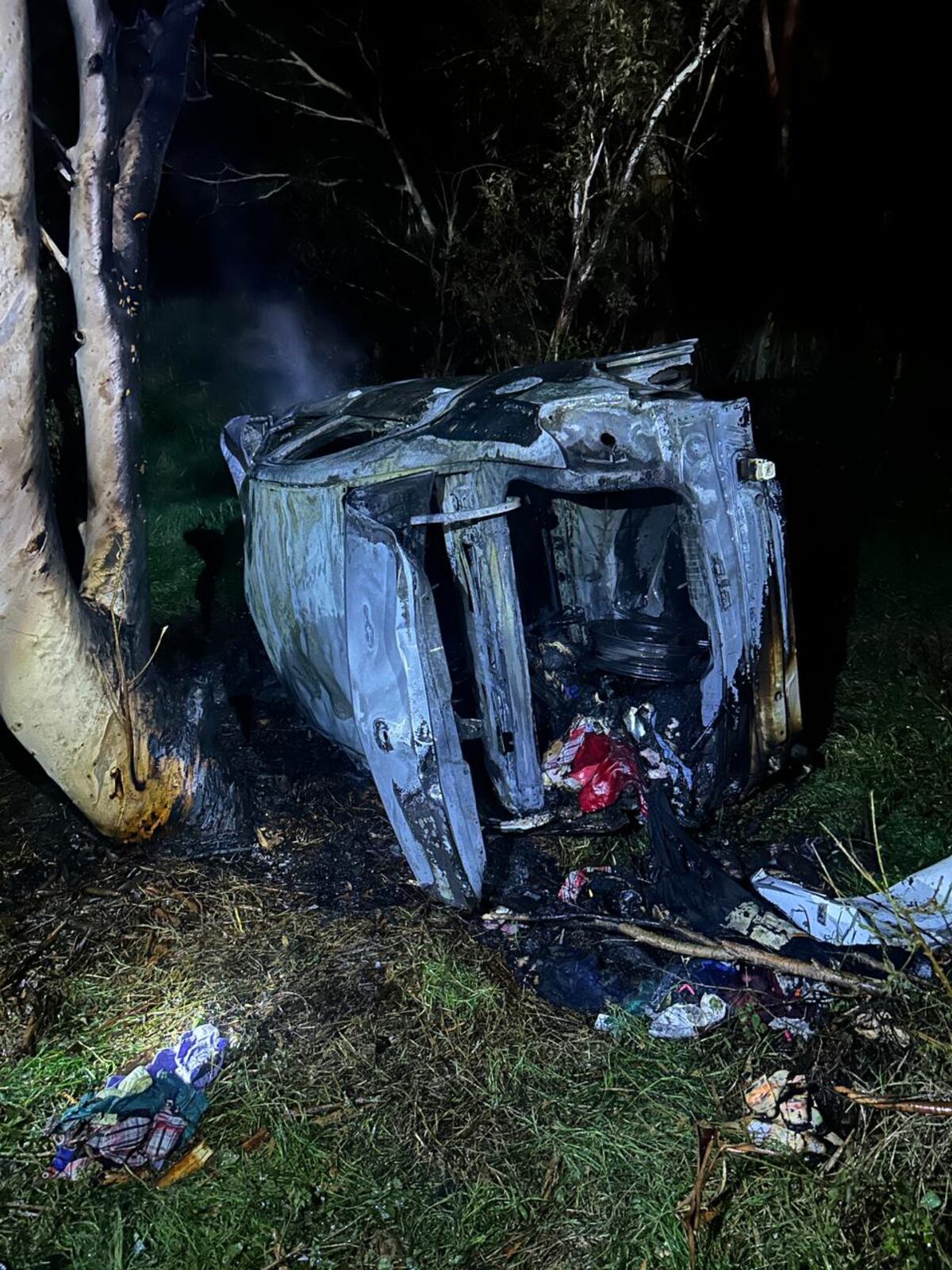 Violento choque en el sur de Córdoba . Sucedió en la localidad de Chacón. (Policía)