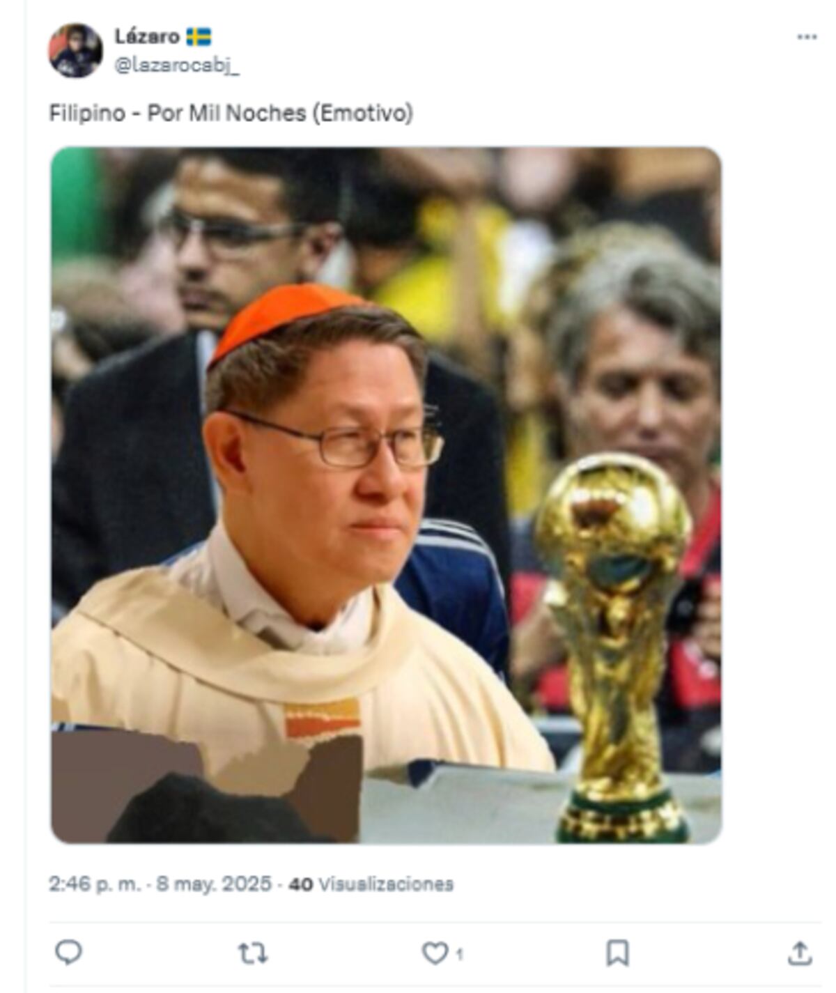 Los mejores memes del Papa. (Captura)