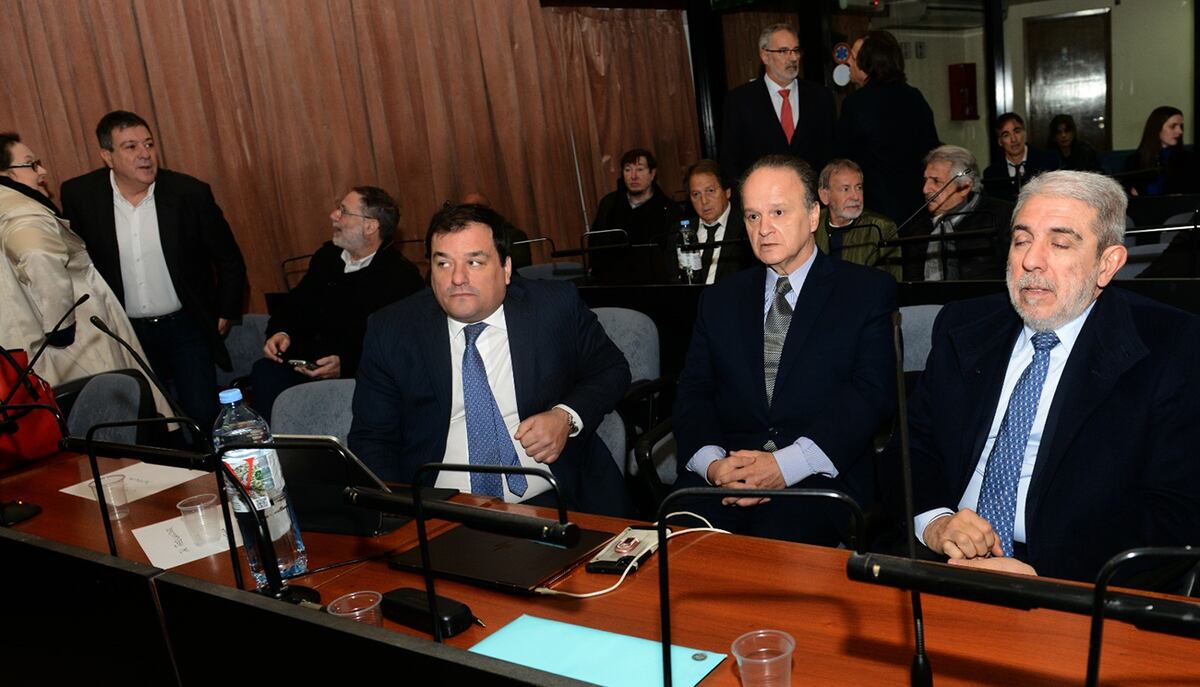 El juicio a Fútbol para Todos, en el TOF 1 de Comodoro Py. (Archivo | Clarín)