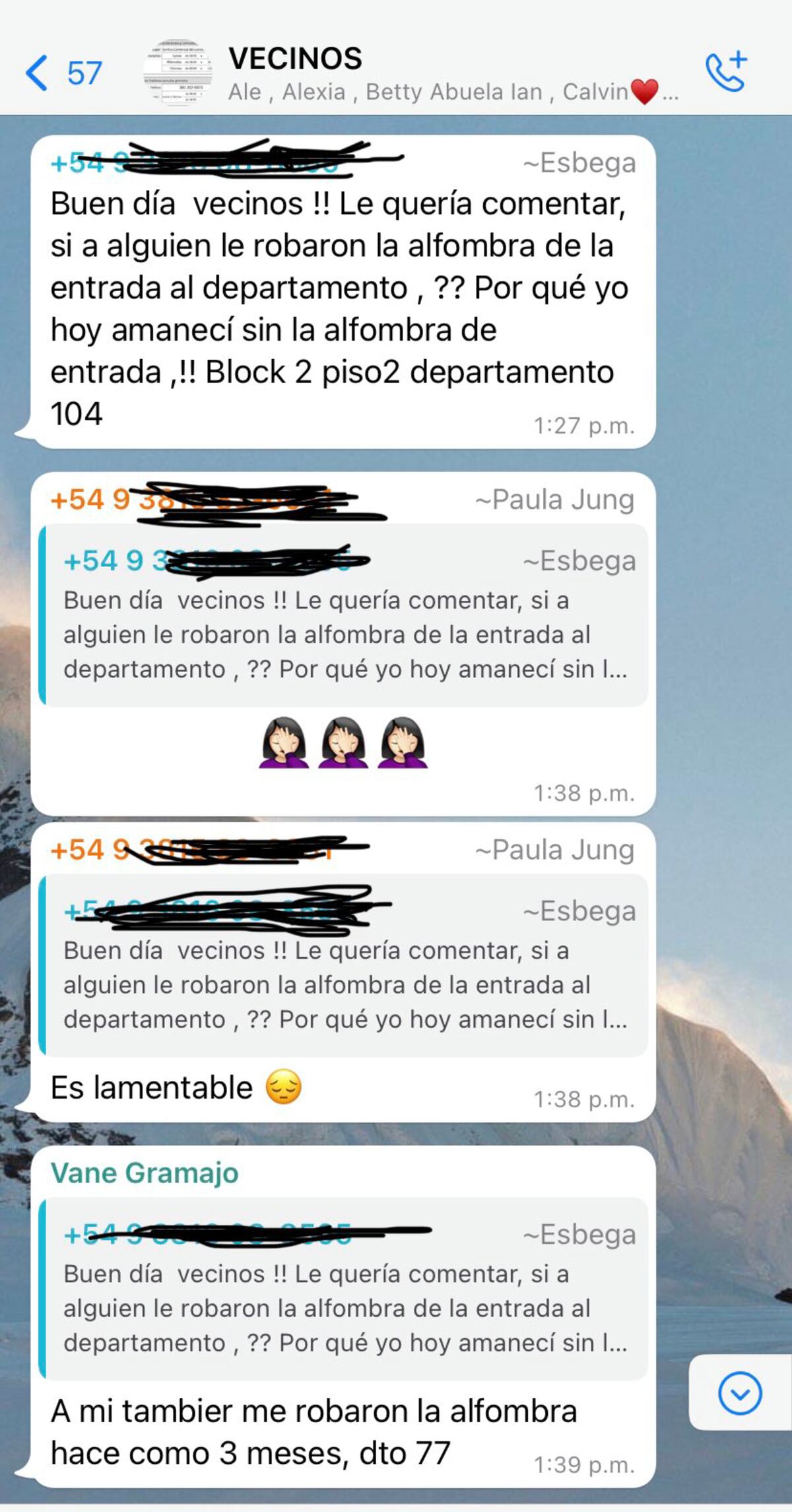 El chat que compartió @MartuHaustein2 en Twitter.