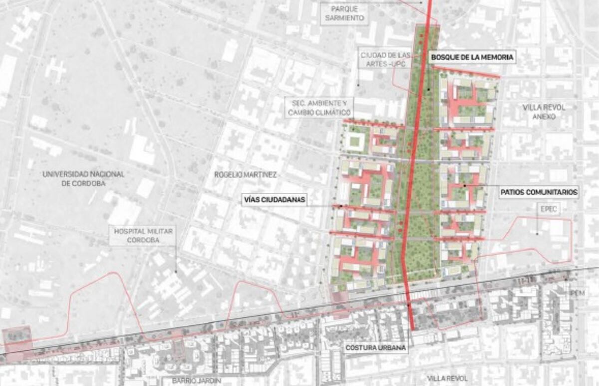 Propuesta de mejora del sector del ex Batallón 141 (La Voz).