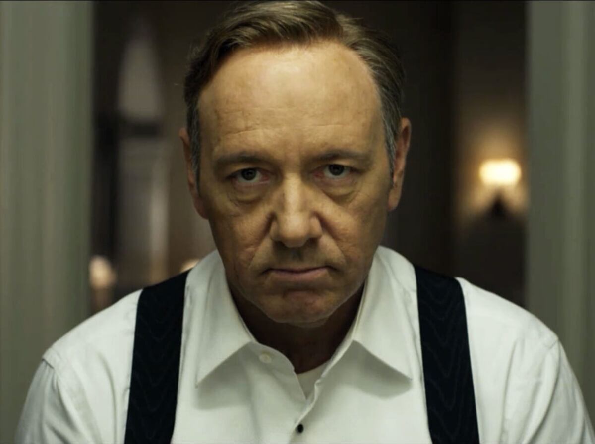 Kevin Spacey en House of Cards.