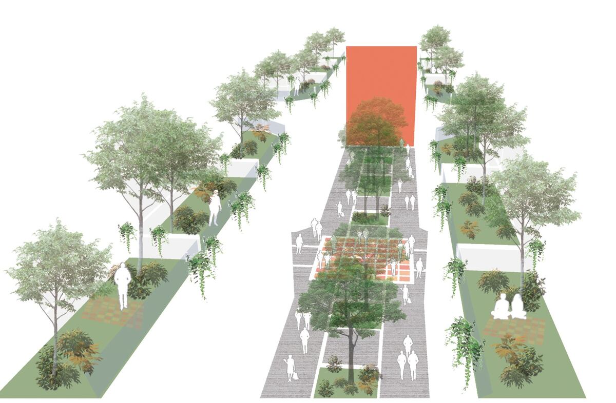 Proponen que el Centro sea un parque de escala metropolitana, con la creación de macromanzanas. (La Voz)