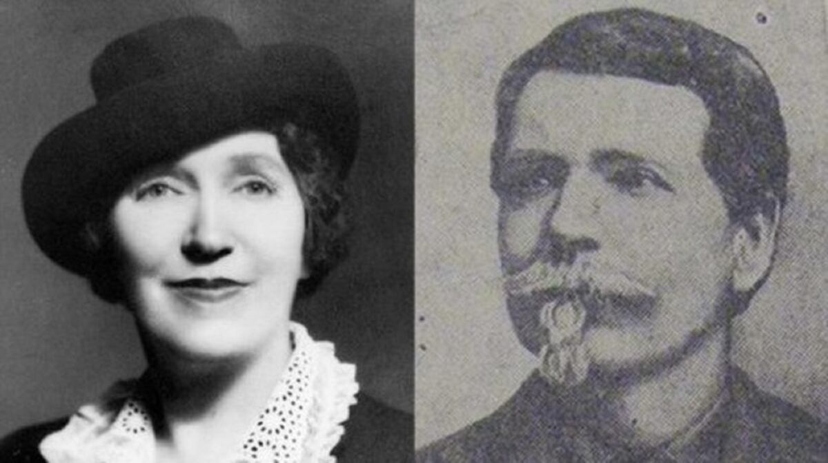 Sonora Smart Dodd y su padre Henry Jackson Smart, el origen del Día del Padre en Estados Unidos. (Archivo)